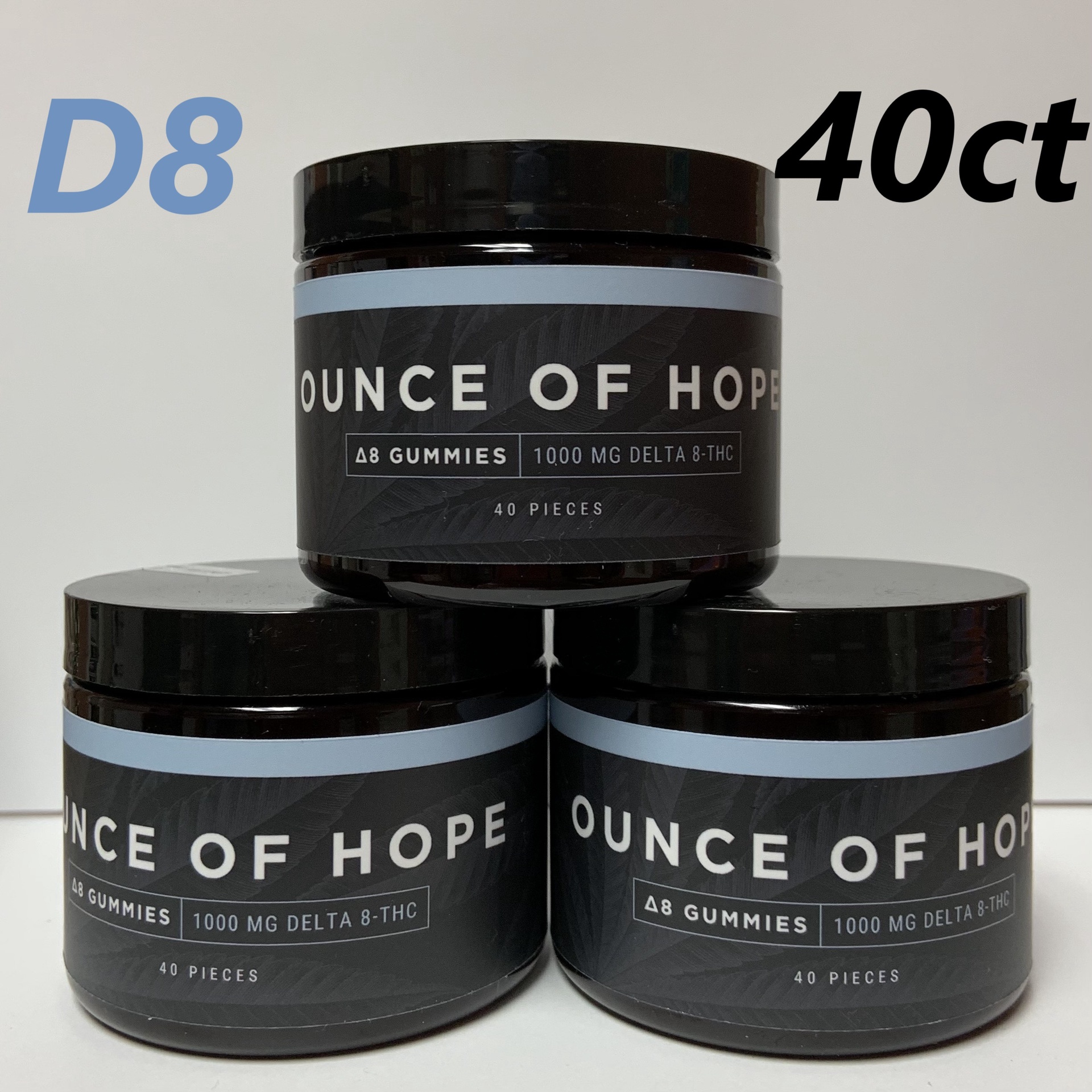 25mg Delta 8 Vegan Gummies / 40ct